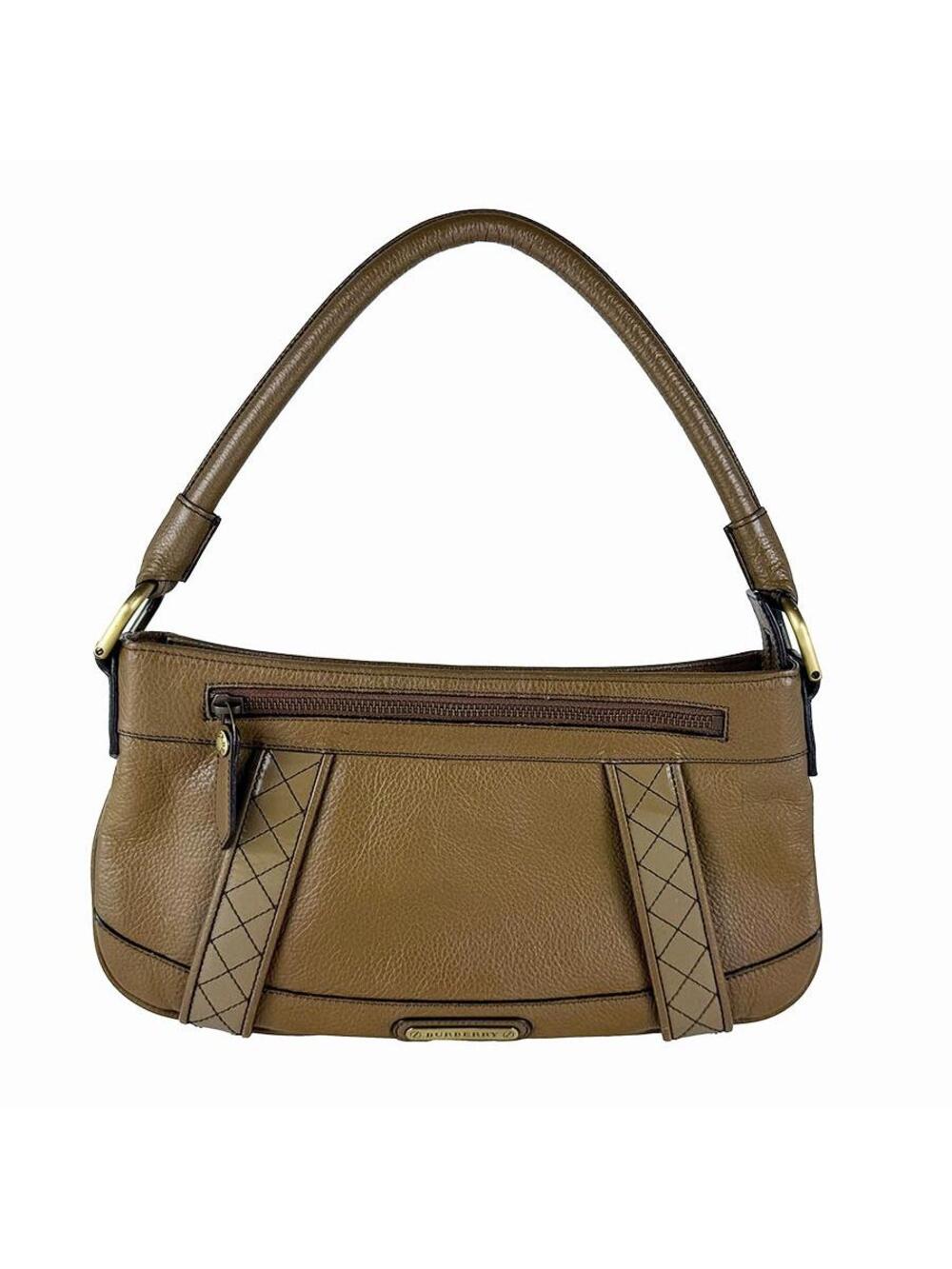 Auth Burberry Handbag Brown #351397B32B